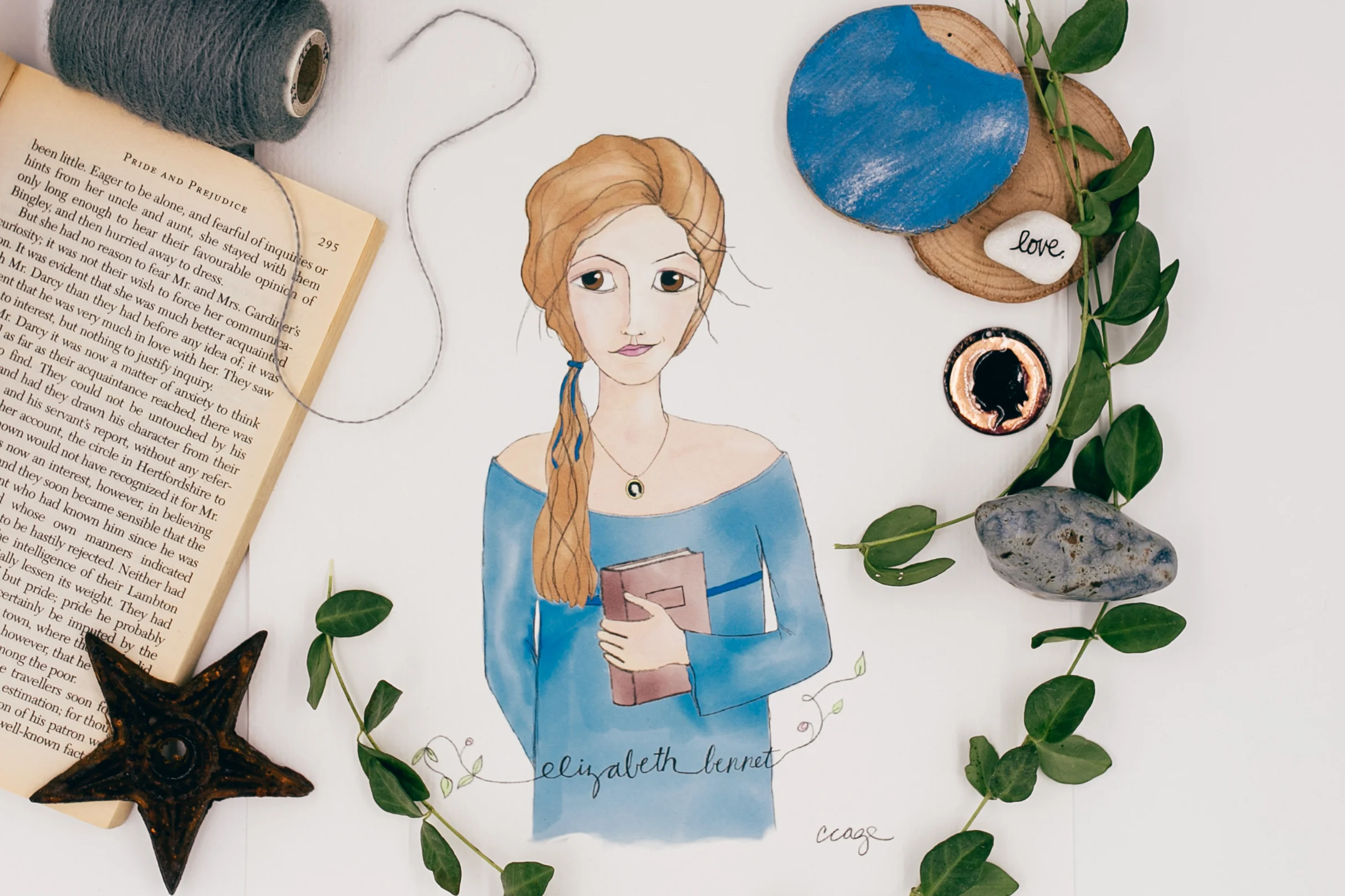 Kinship Collection Art Print - Elizabeth Bennet