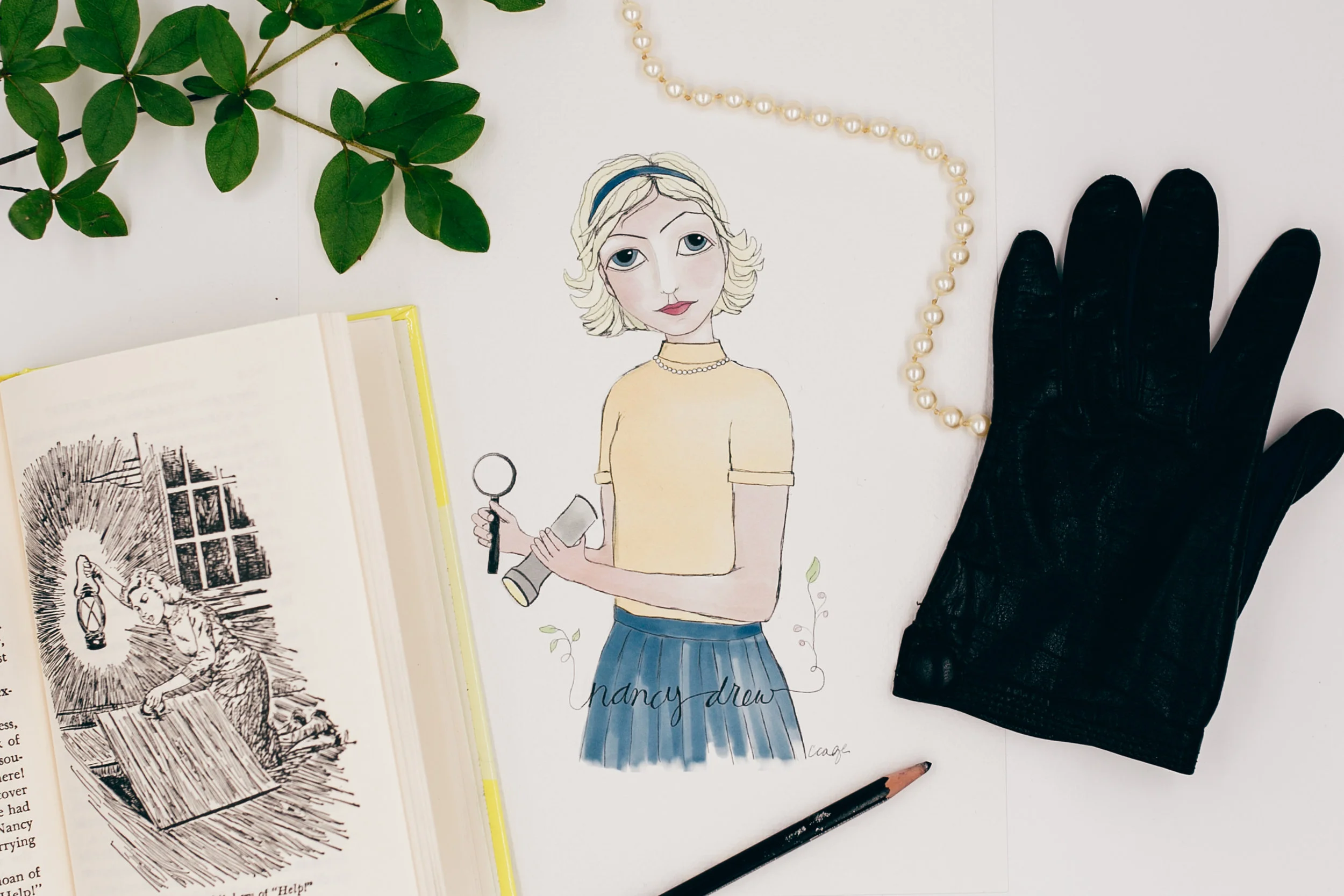 Kinship Collection Art Print - Nancy Drew