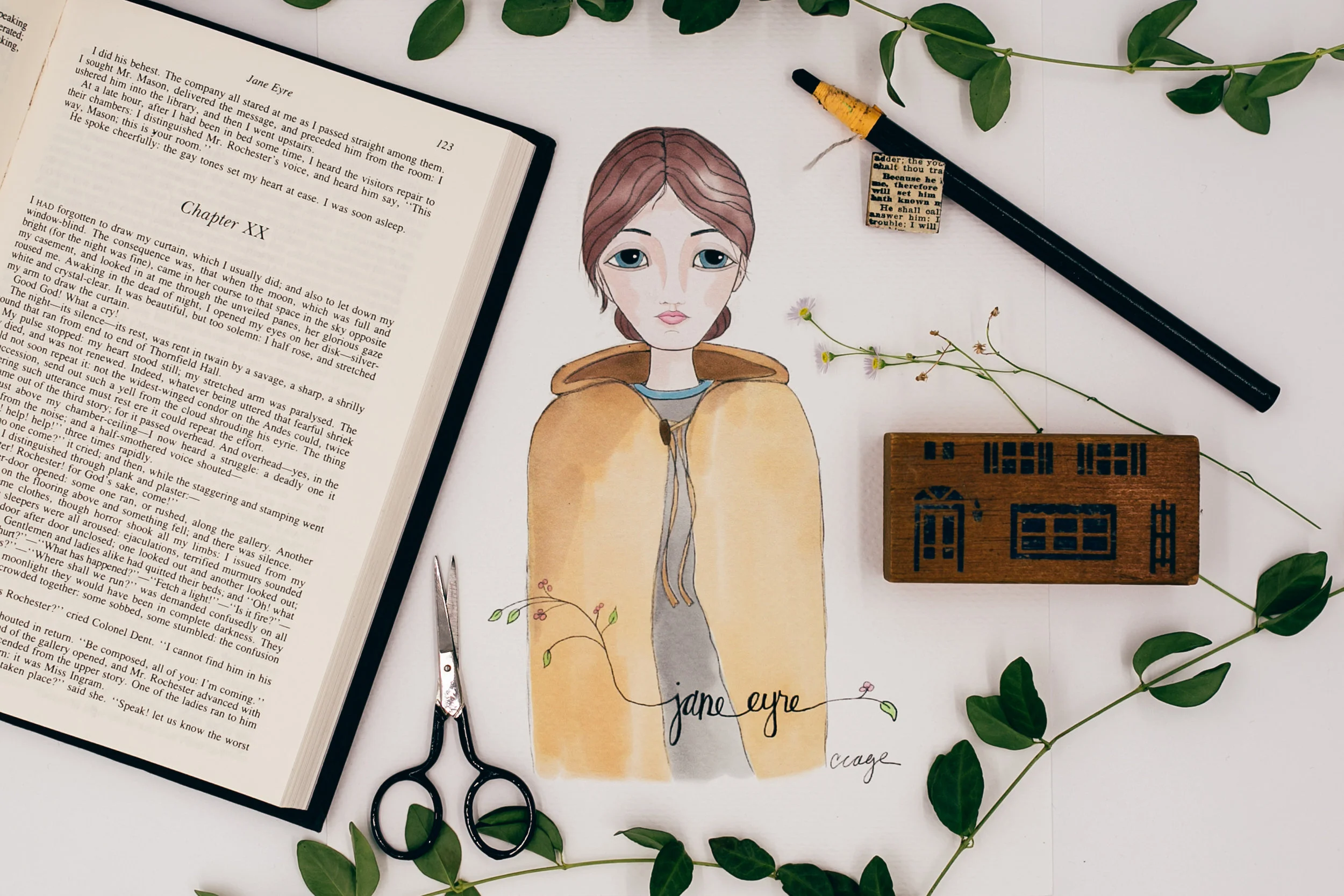 Kinship Collection Art Print - Jane Eyre