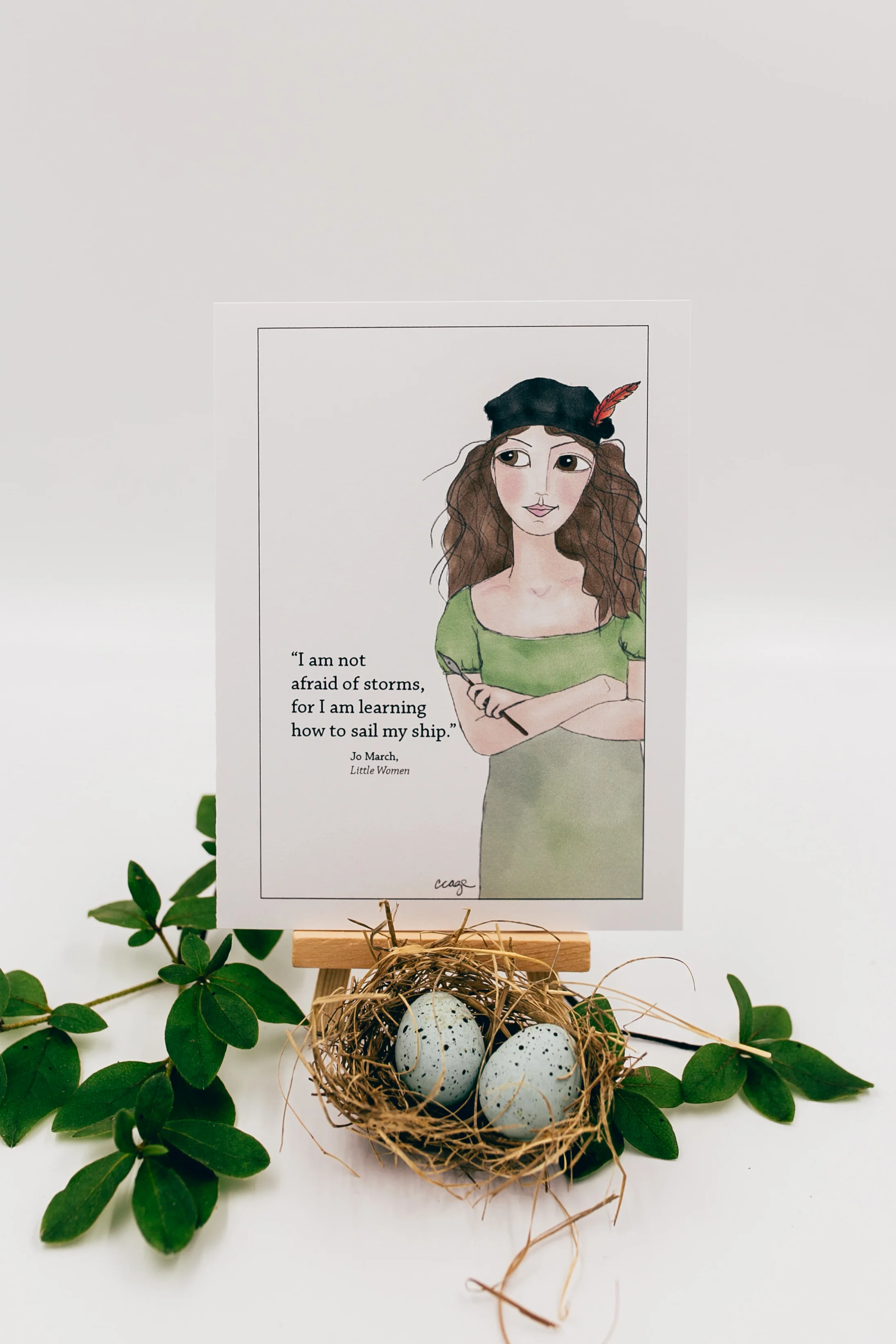 Kinship Collection Notecard Jo March