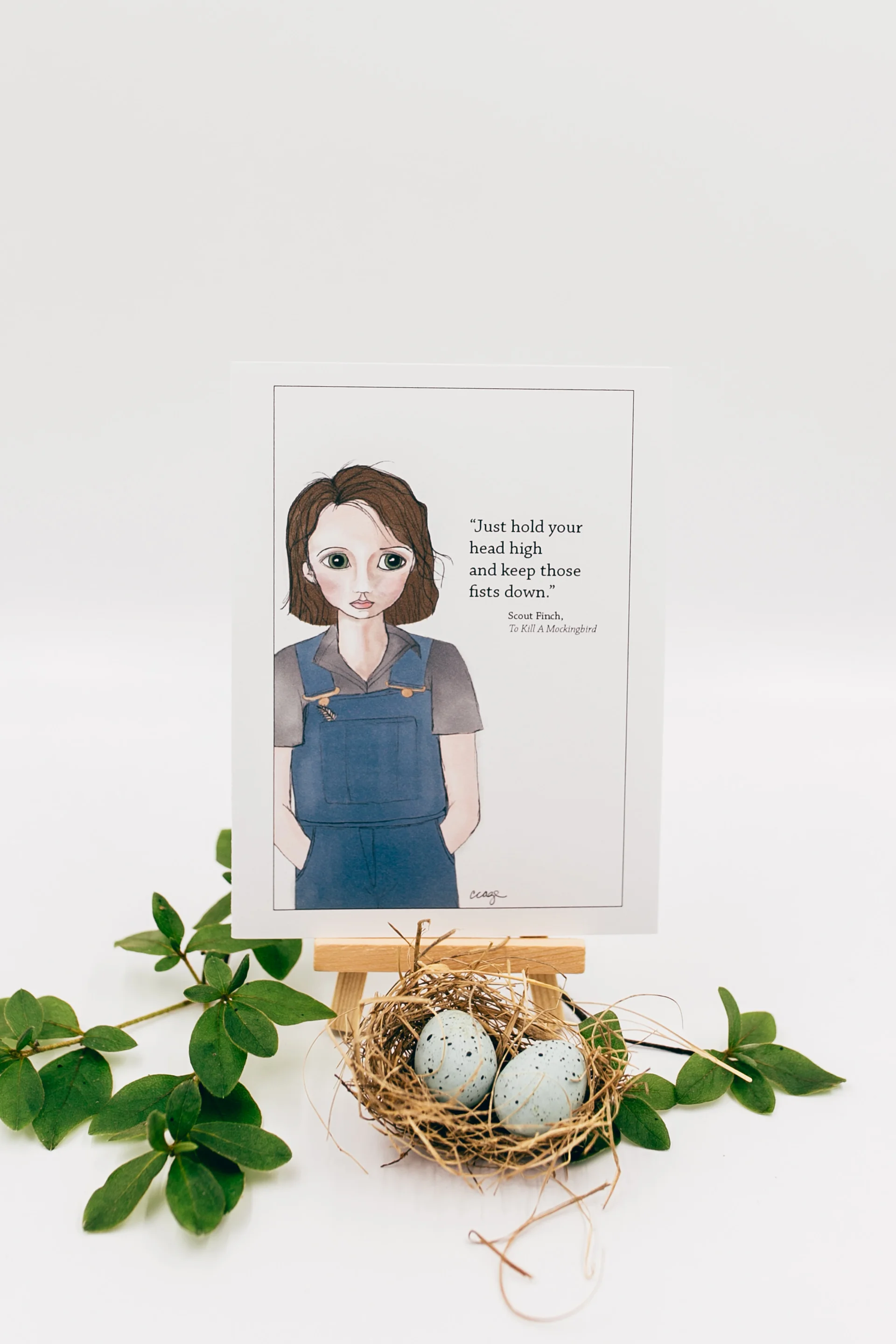 Kinship Collection Notecard Scout Finch