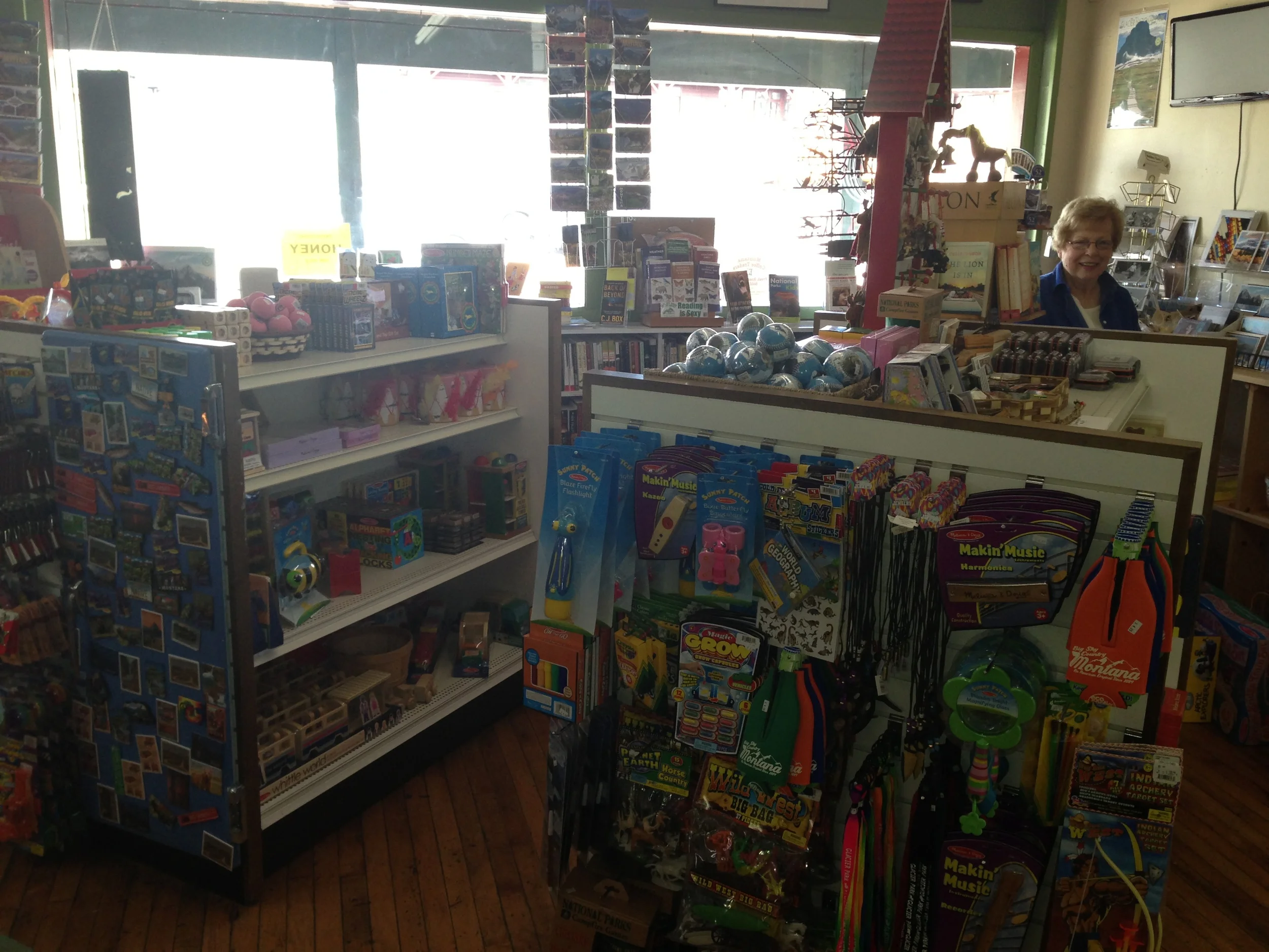 Toys, magnets, art-quality posters and Christmas ornaments--just a few of the items available at The Glacier Park Trading Company.