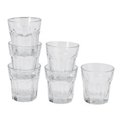 POKAL Snaps glass, clear glass $2.99 / 6 pack