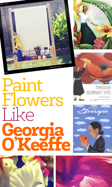 Paint Flowers Like Georgia O Keeffe