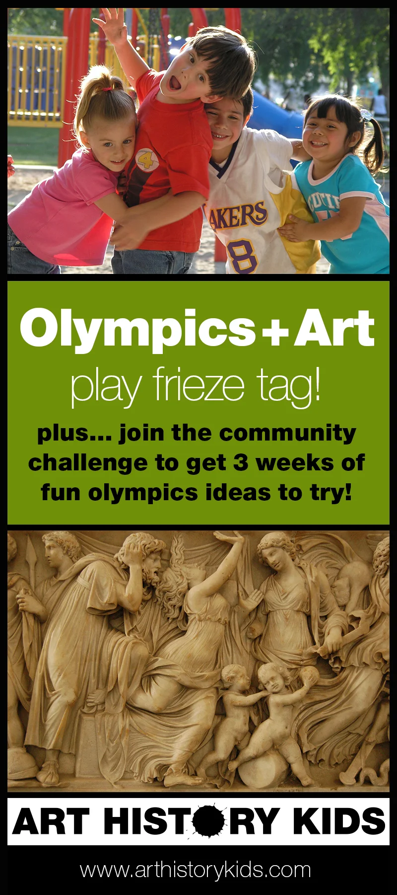 Frieze Tag– a fun art history game for kids to celebrate the summer olympics  — Art History Kids