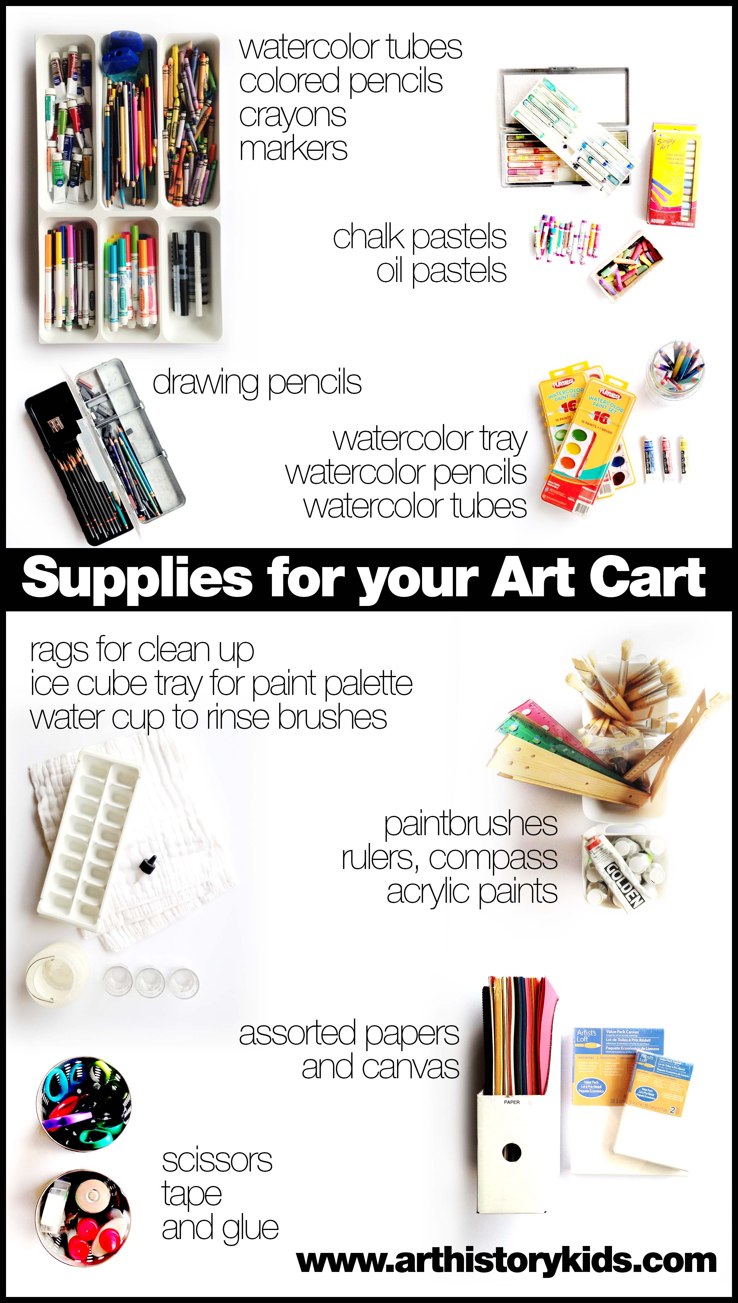 How to Make an How to Make an Art Cart for Your Toddler
