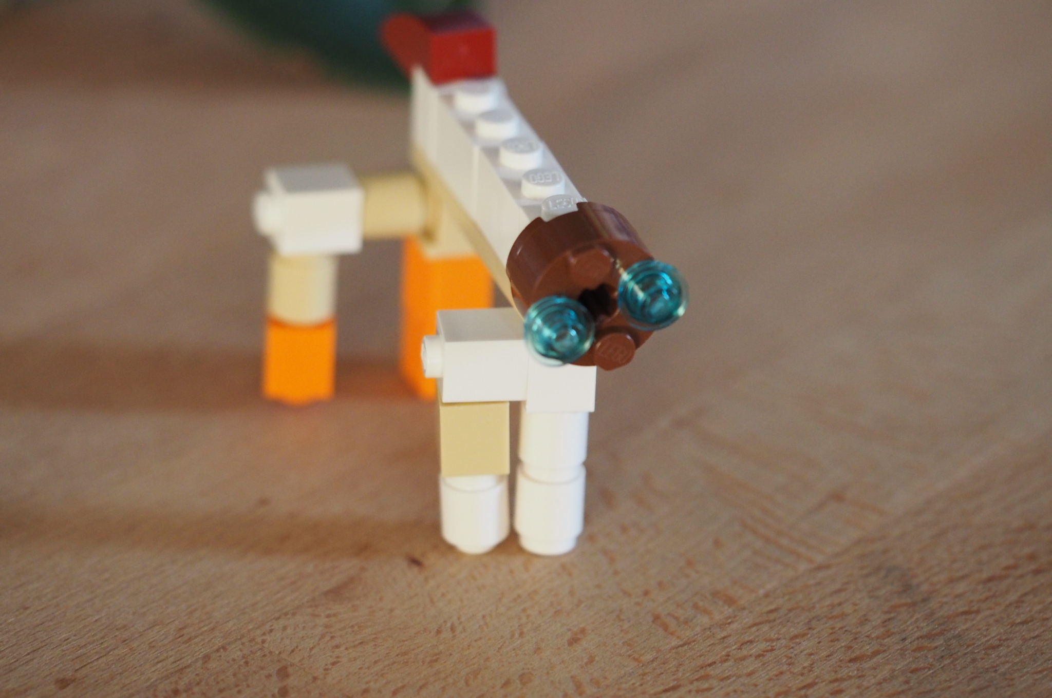 Jael, age 6 (LEGO sculpture of her dog)