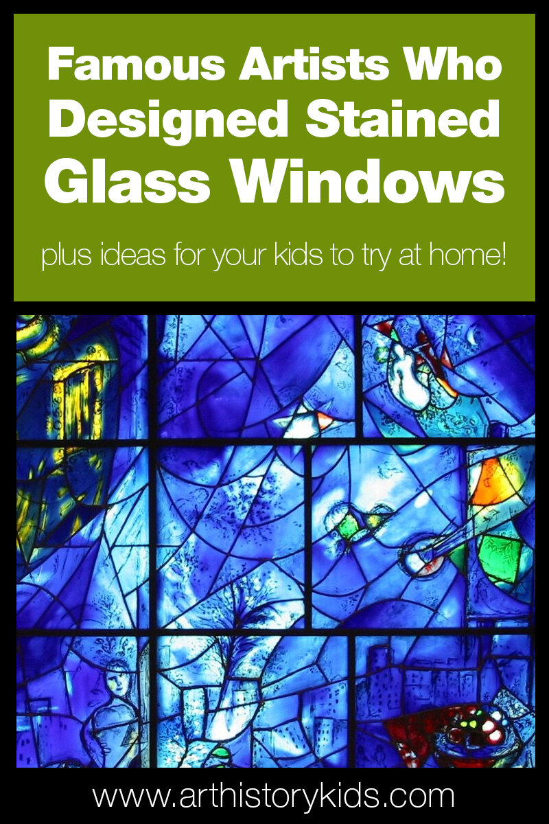 Art From A Distance Stained Glass Windows You Can Do At Home Art History Kids