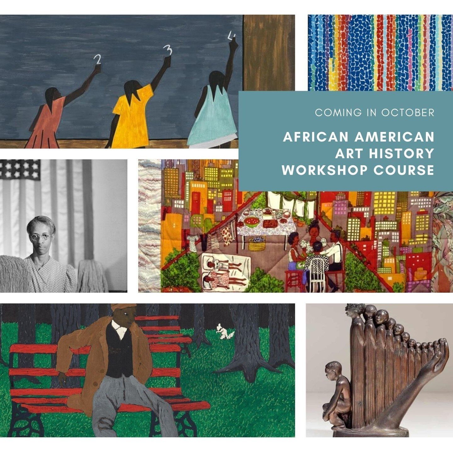 The Studio is open for enrollment through Thursday!⁣
⁣
Plus...there's an amazing bonus just for members who sign up today!⁣
⁣
This African American Art History workshop course for kids is coming in October and will be priced at $37 when it's released