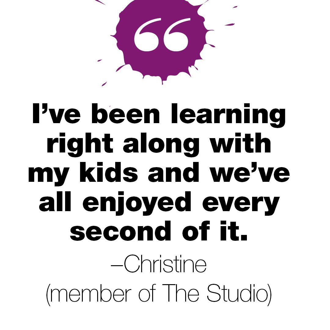 This is one of my favorite things about being a homeschooler&ndash; having the opportunity to learn alongside my kids! ⁣
⁣
If you've wanted to incorporate more art into your curriculum, but you need Ideas and support, The Studio will give you clarity