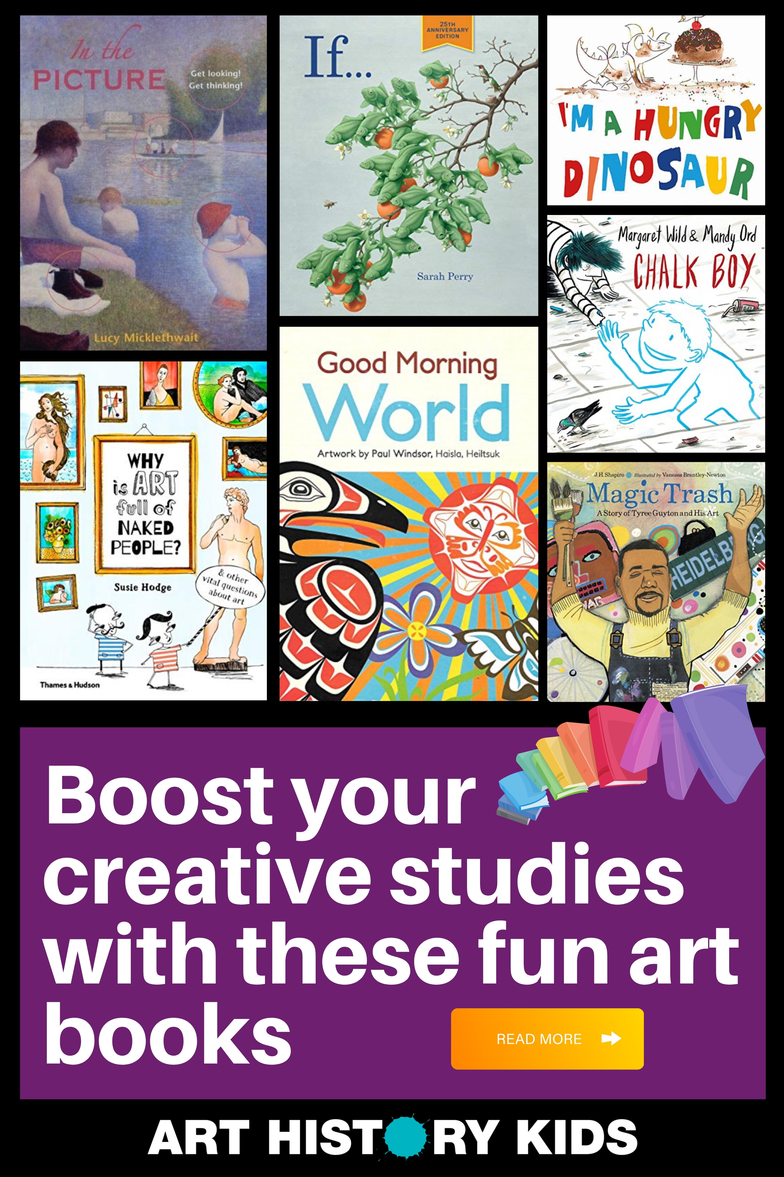 Art books for kids - from serious to silly and everything in