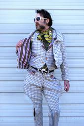 one of my own suits from the early days of KING GURVY.