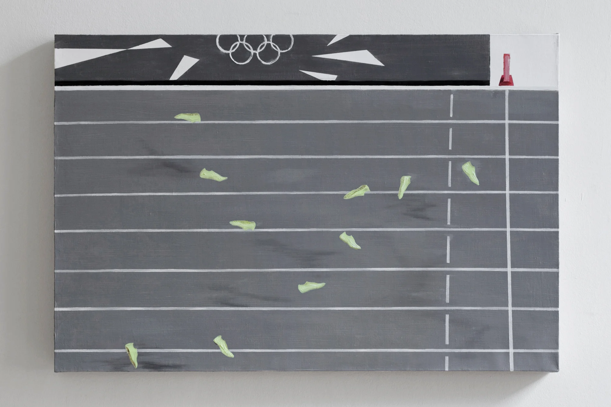 Victory to the Goddess of Victory, 762x508mm, Oil on linen, 2013