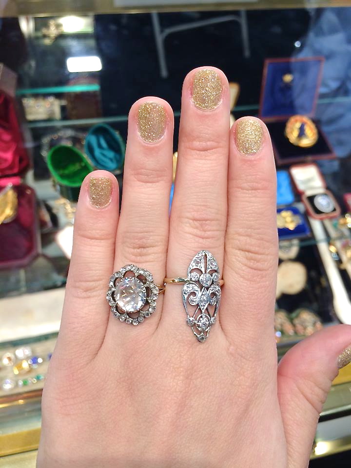 My DREAM engagement ring, circa 1880!