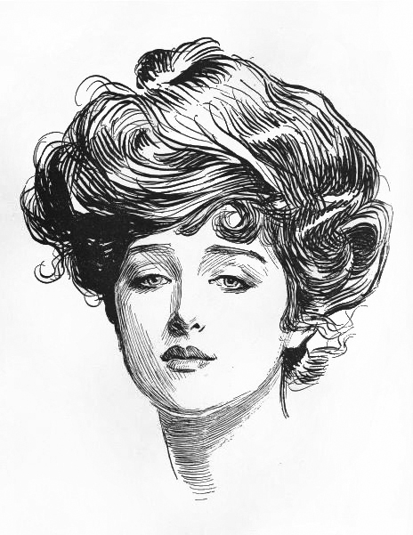 Gibson Girl, Art By Charles Dana Gibson