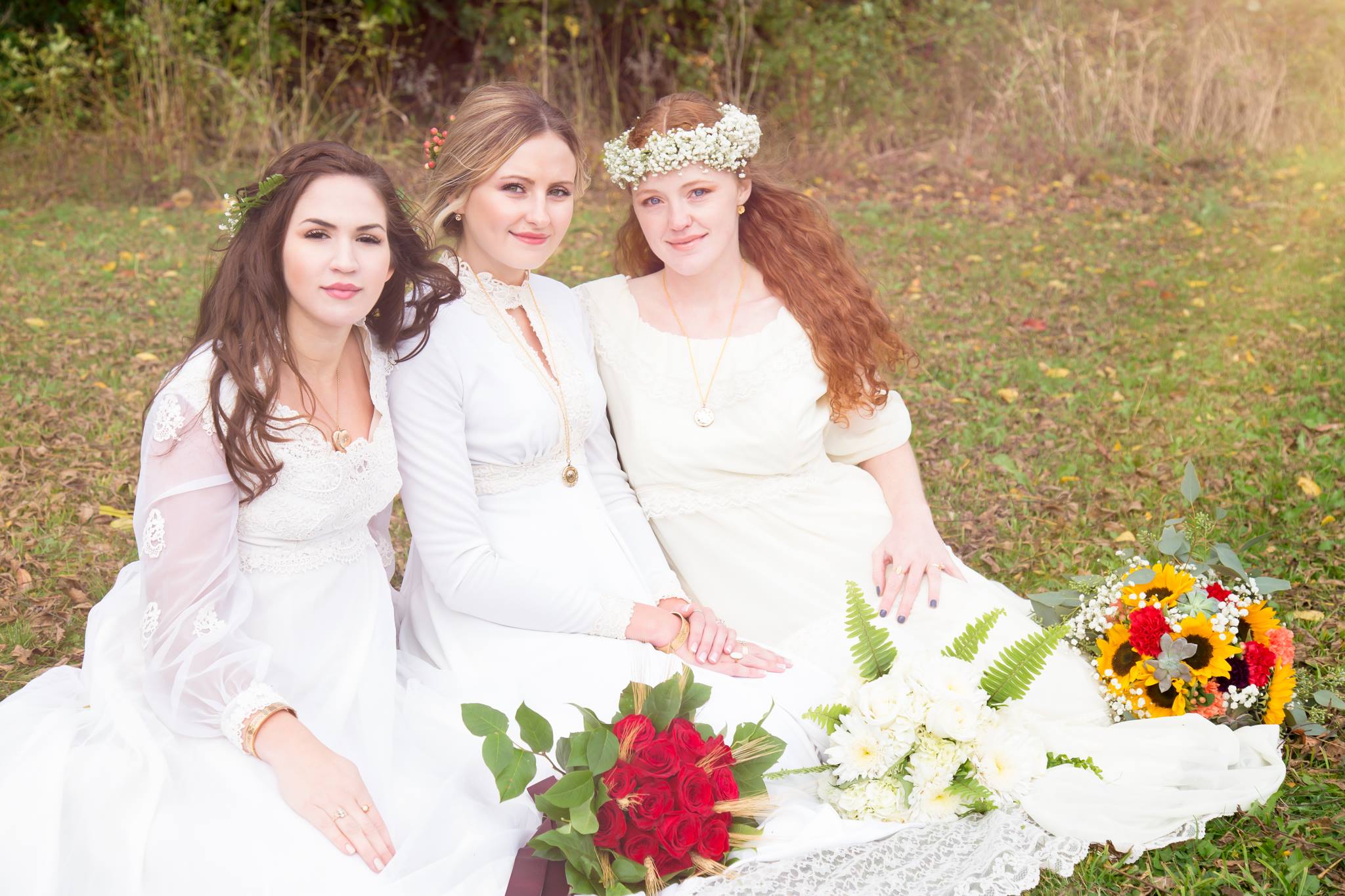 Those bouquets! 