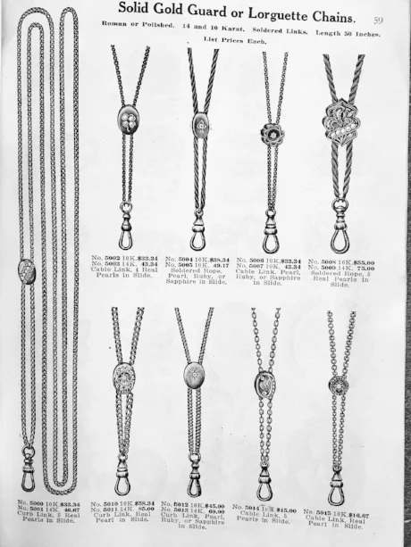 Antique jewelry catalogue // Maejean Vintage personal archive