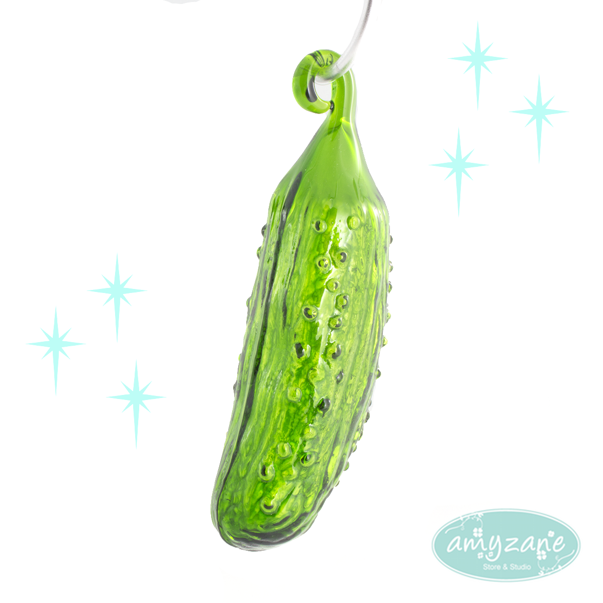The Christmas Pickle by Salusa Glassworks