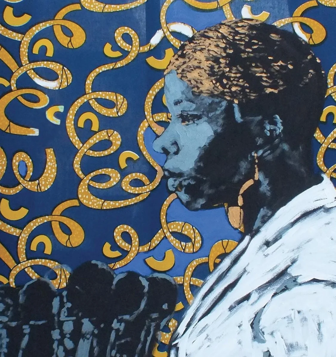 Every Mother's Son III Portrait of Lesley McSpadden (mother of Mike Brown) by Sophia Dawson