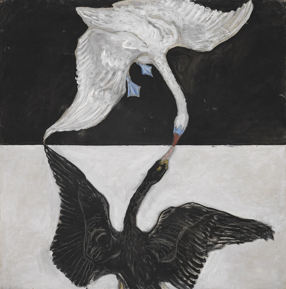 Hilma af Klint, The Swan, No. 1, Group IX , 1915