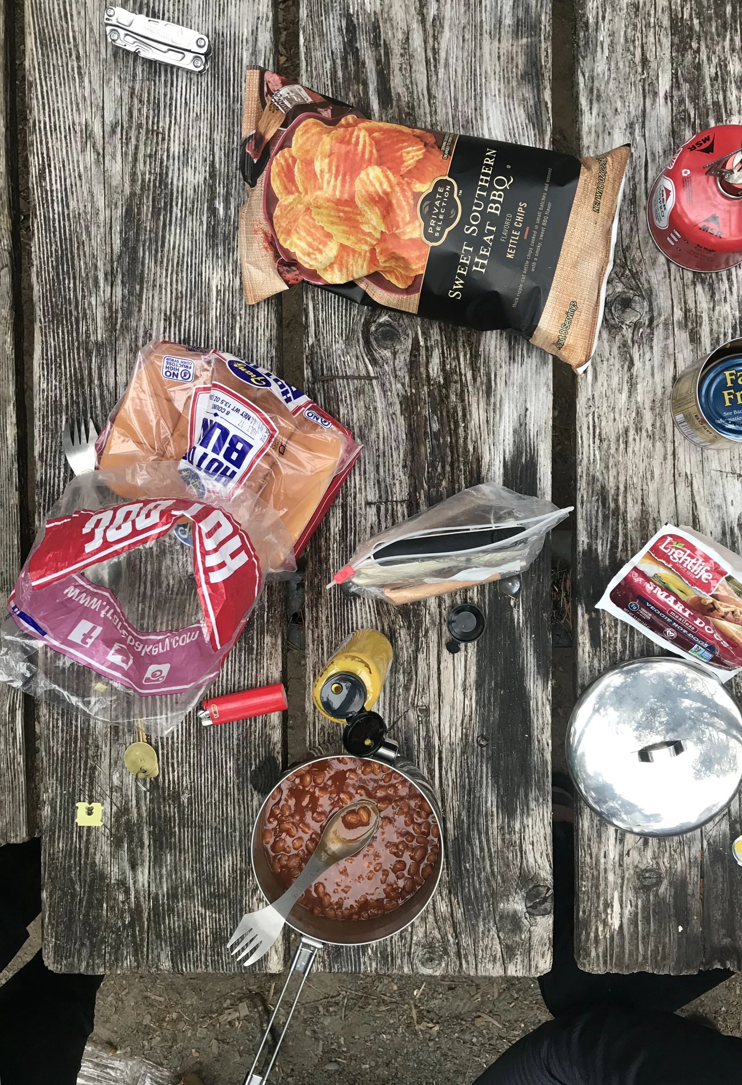 We ate it all, plus s’mores. And a giant bag of taffy.