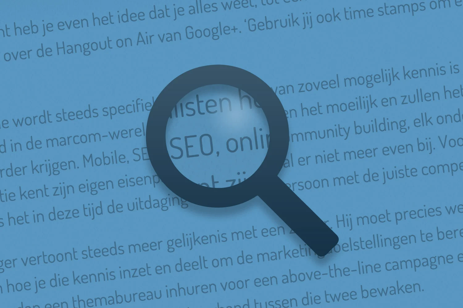 Wees gretig, kies een niche!