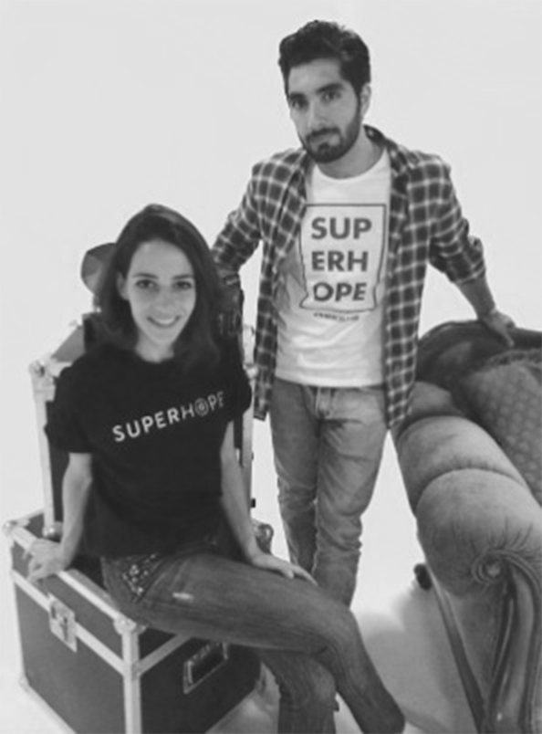 Superhope Founders Basma Masri & Tarik Batal. 
