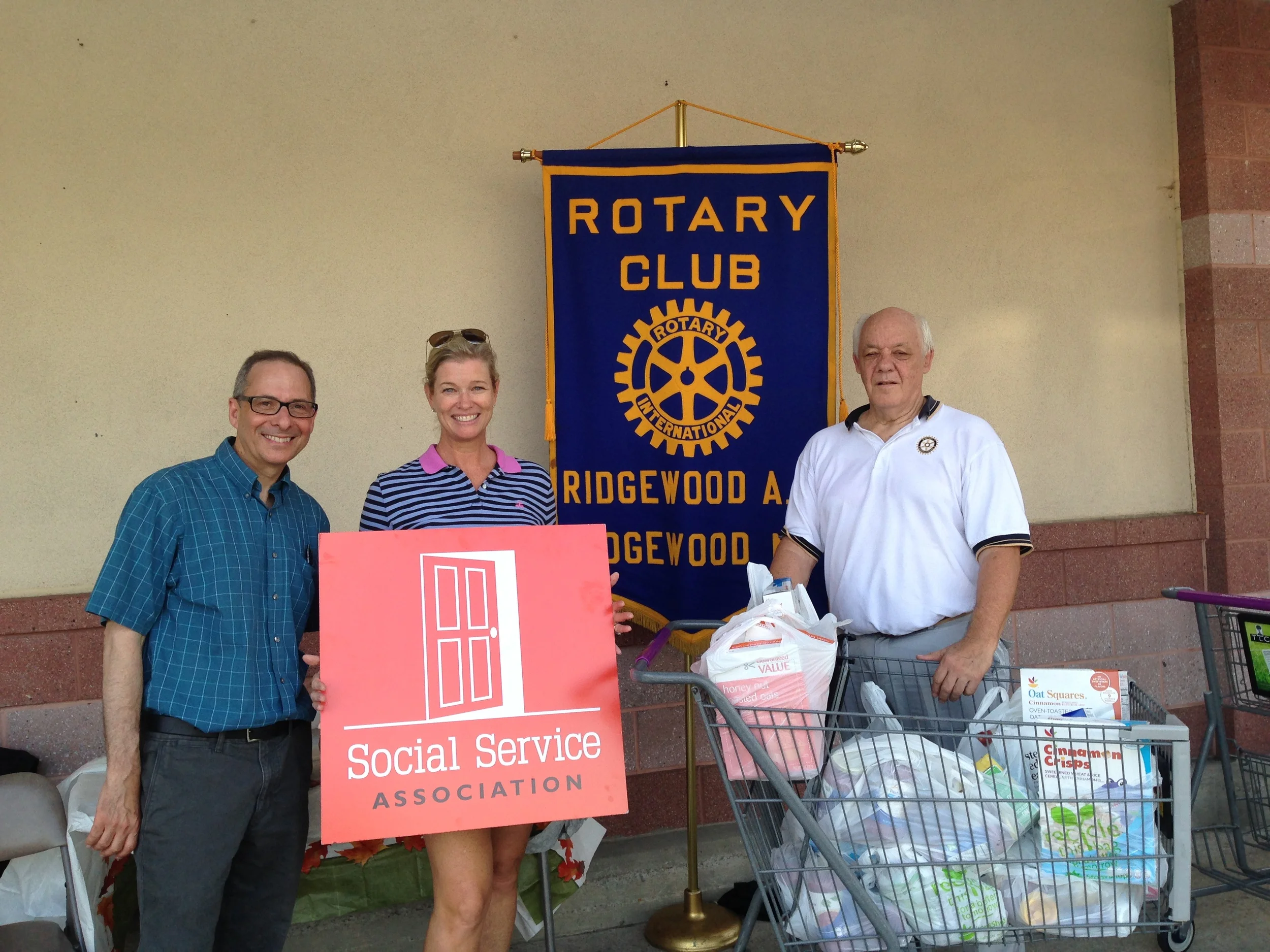 Members of the Ridgewood AM Rotary with SSA Board President Kelly Petersen