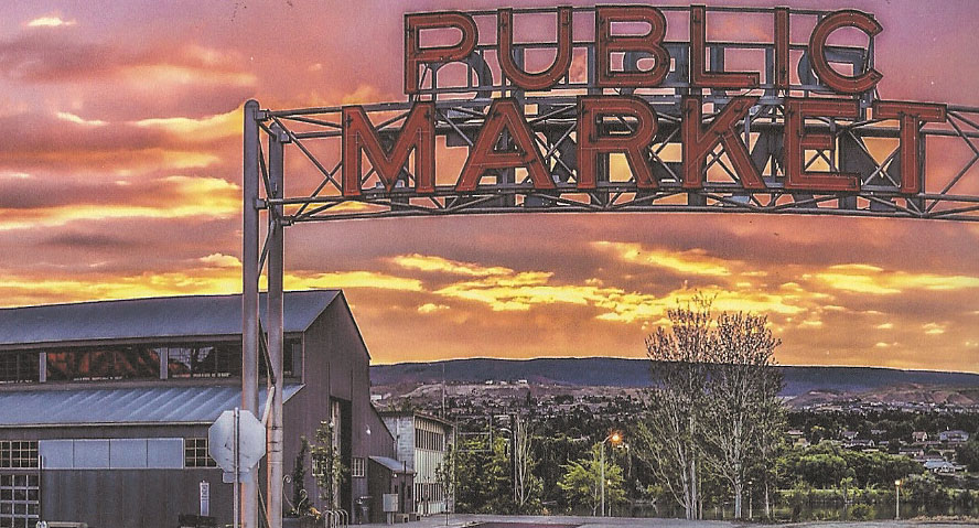Downtown Wenatchee's Pybus Public Market - the newest location in our ever-expanding charging station network.