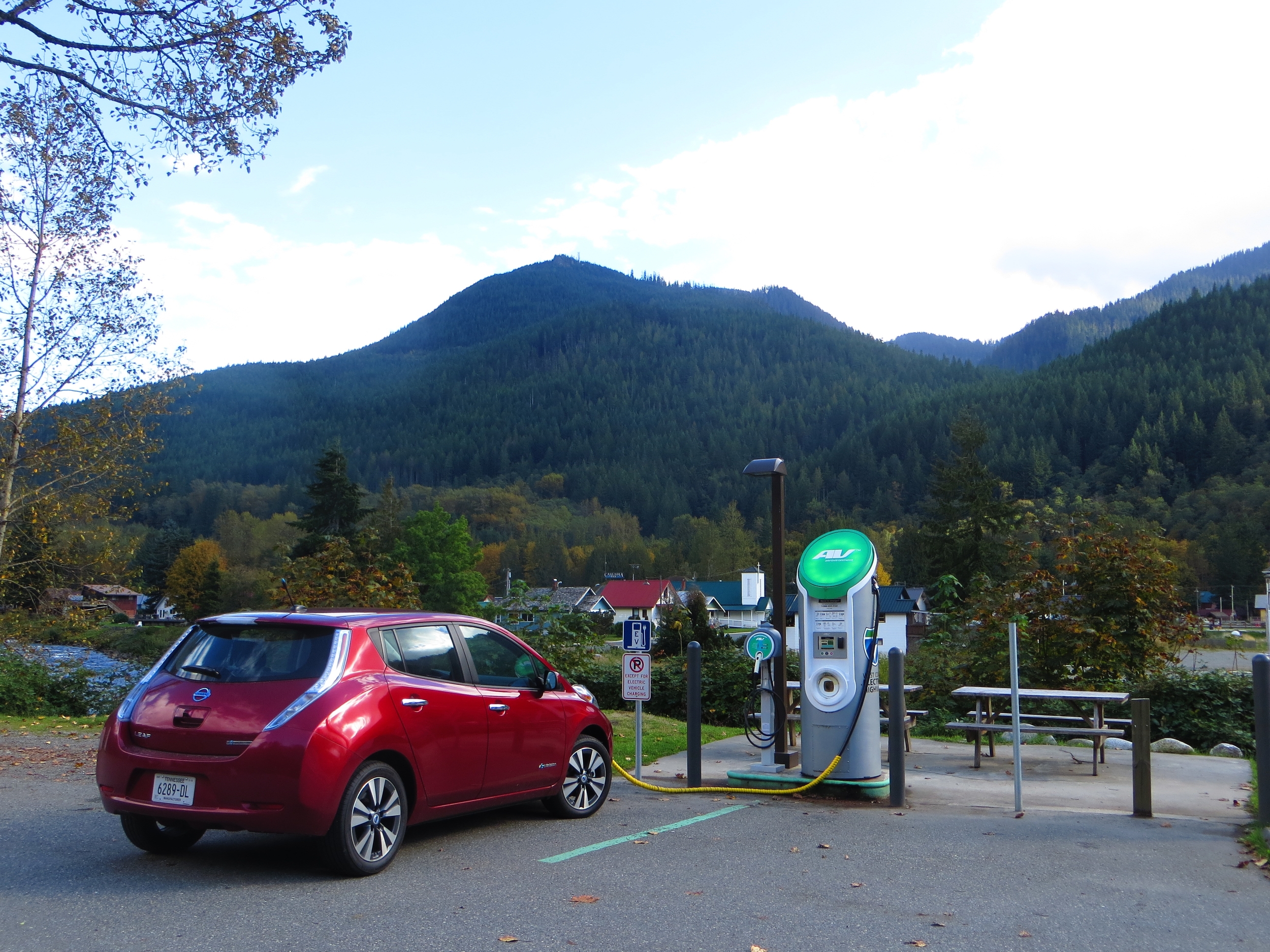 Quick-charging in Skykomish.