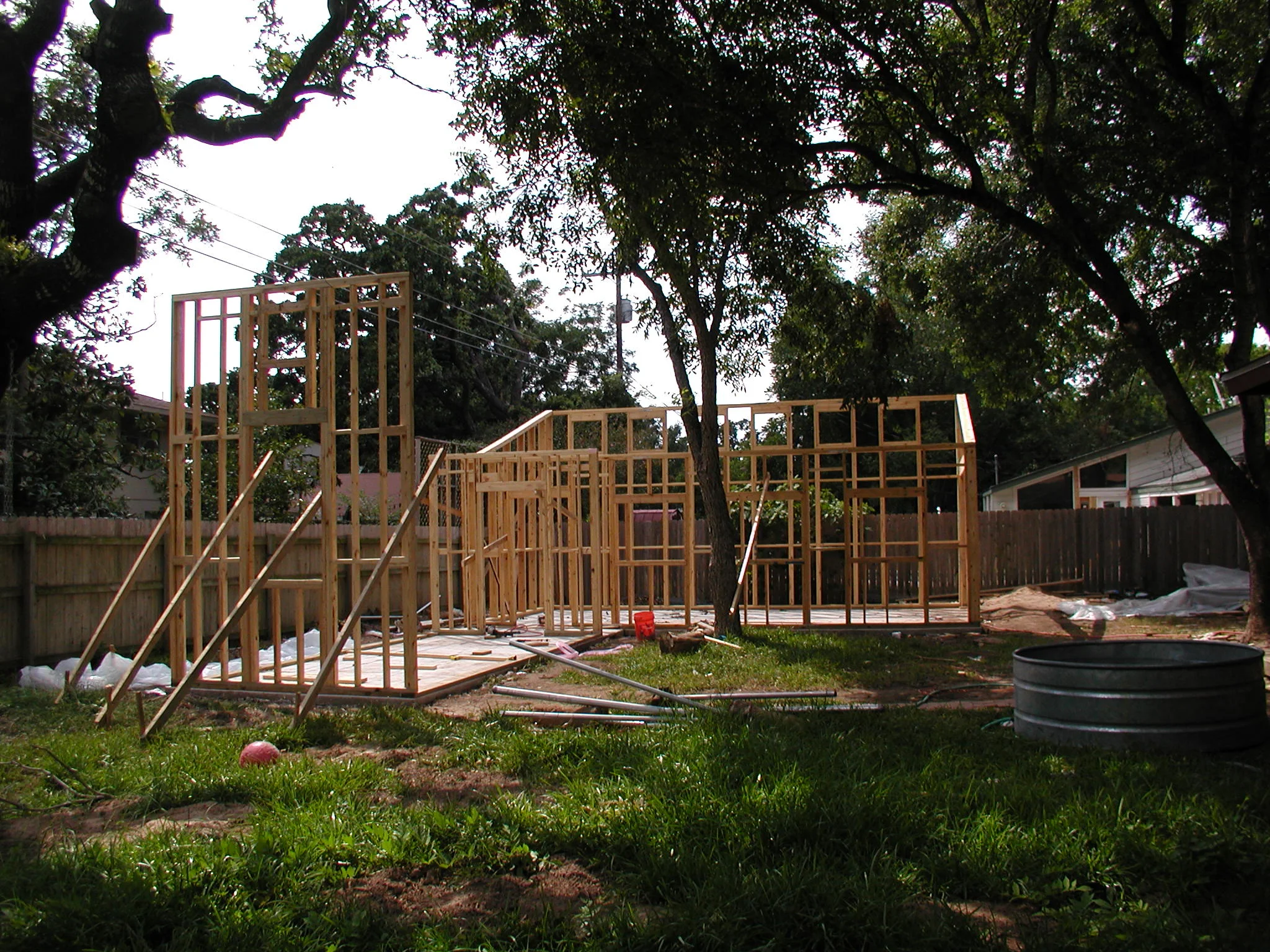 Wall framing continued...