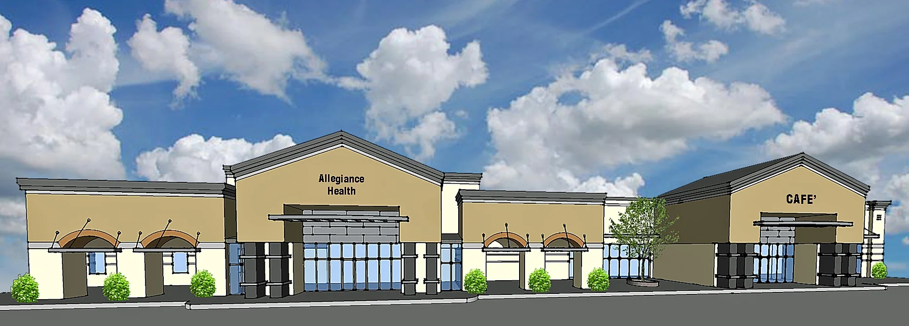 3d exterior rendering.
