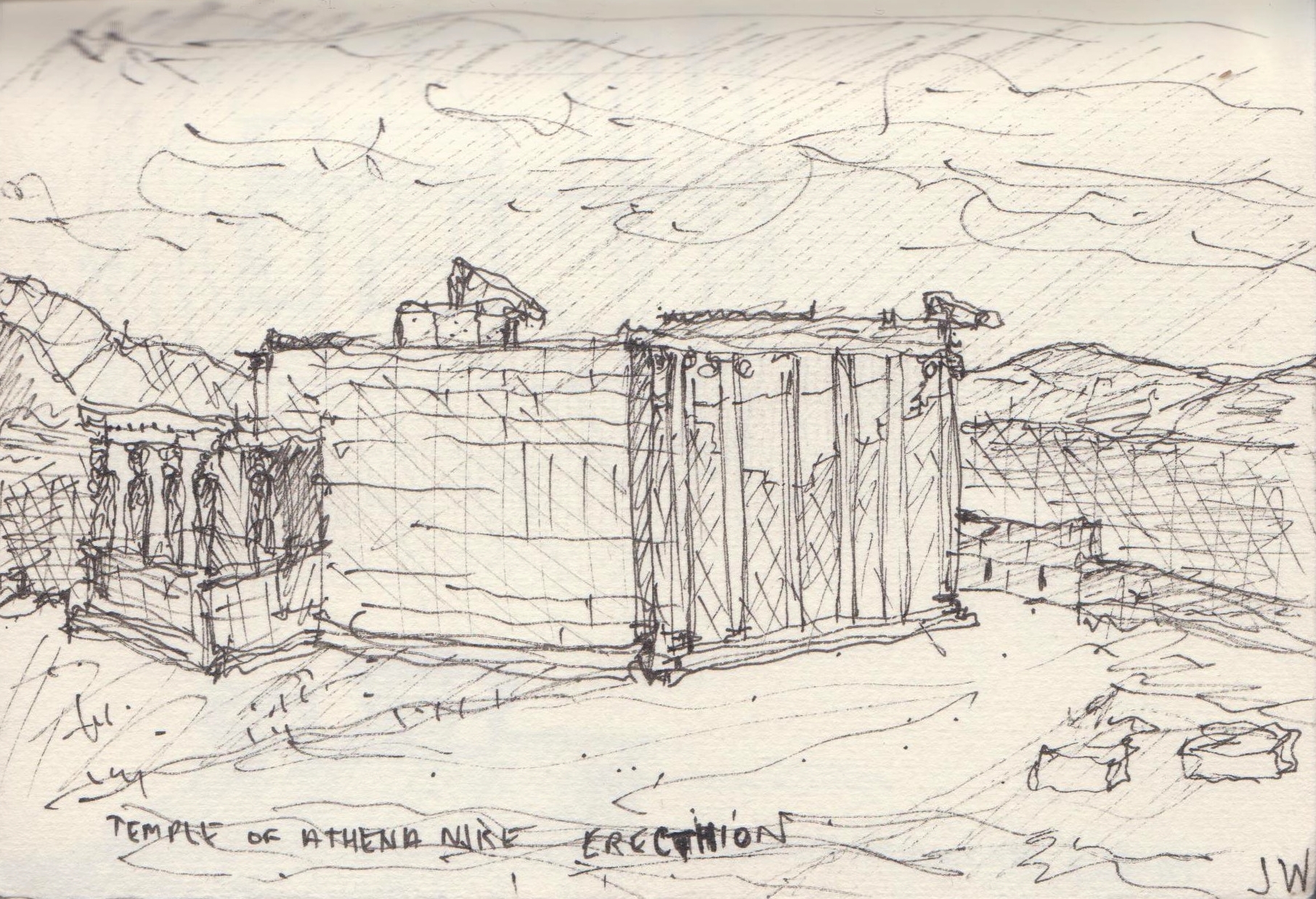 Temple of Athena Nike - Acropolis, Athens.