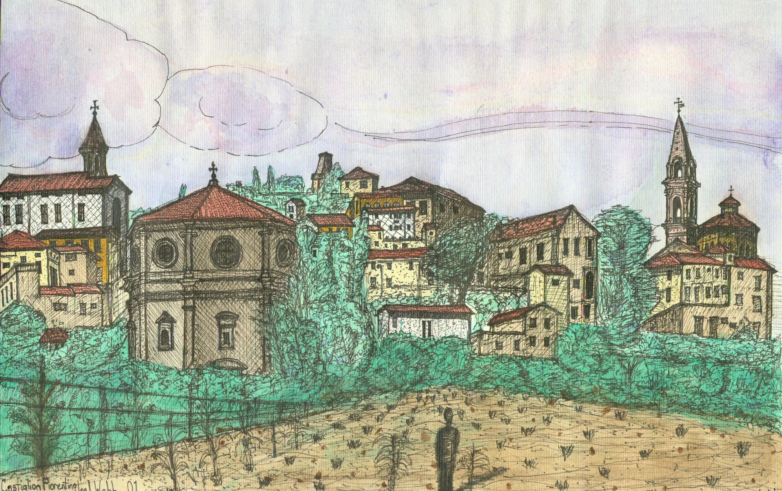 Castiglion Fiorentino hillside