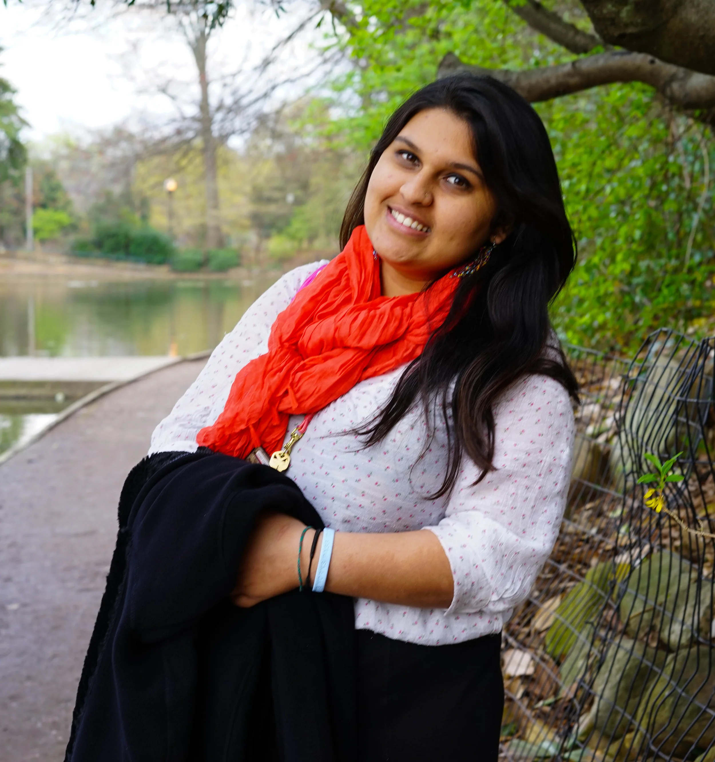 Friend and Nepalese intern at Piedmont Park - Atlanta