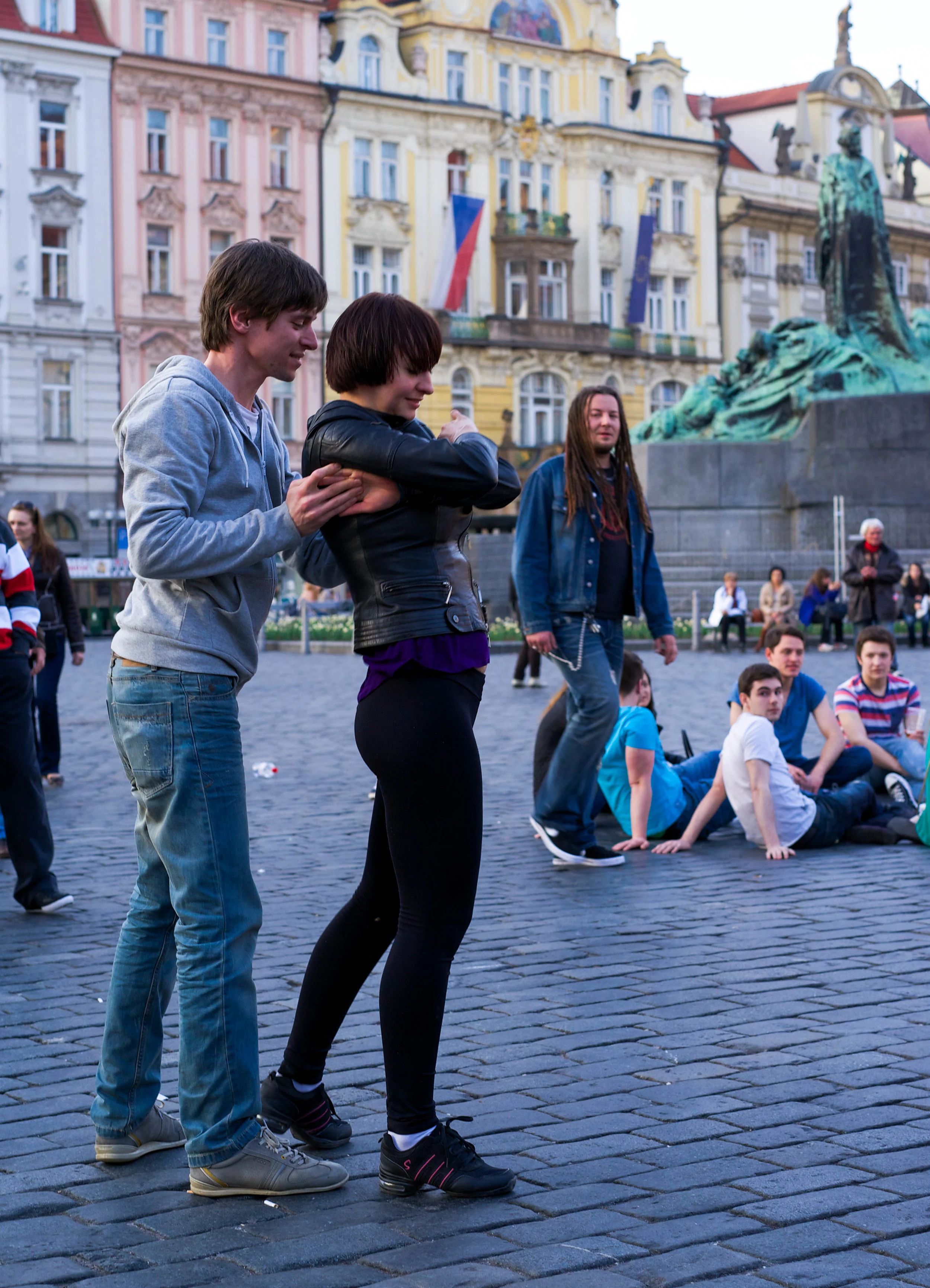 Dancers in Prague
