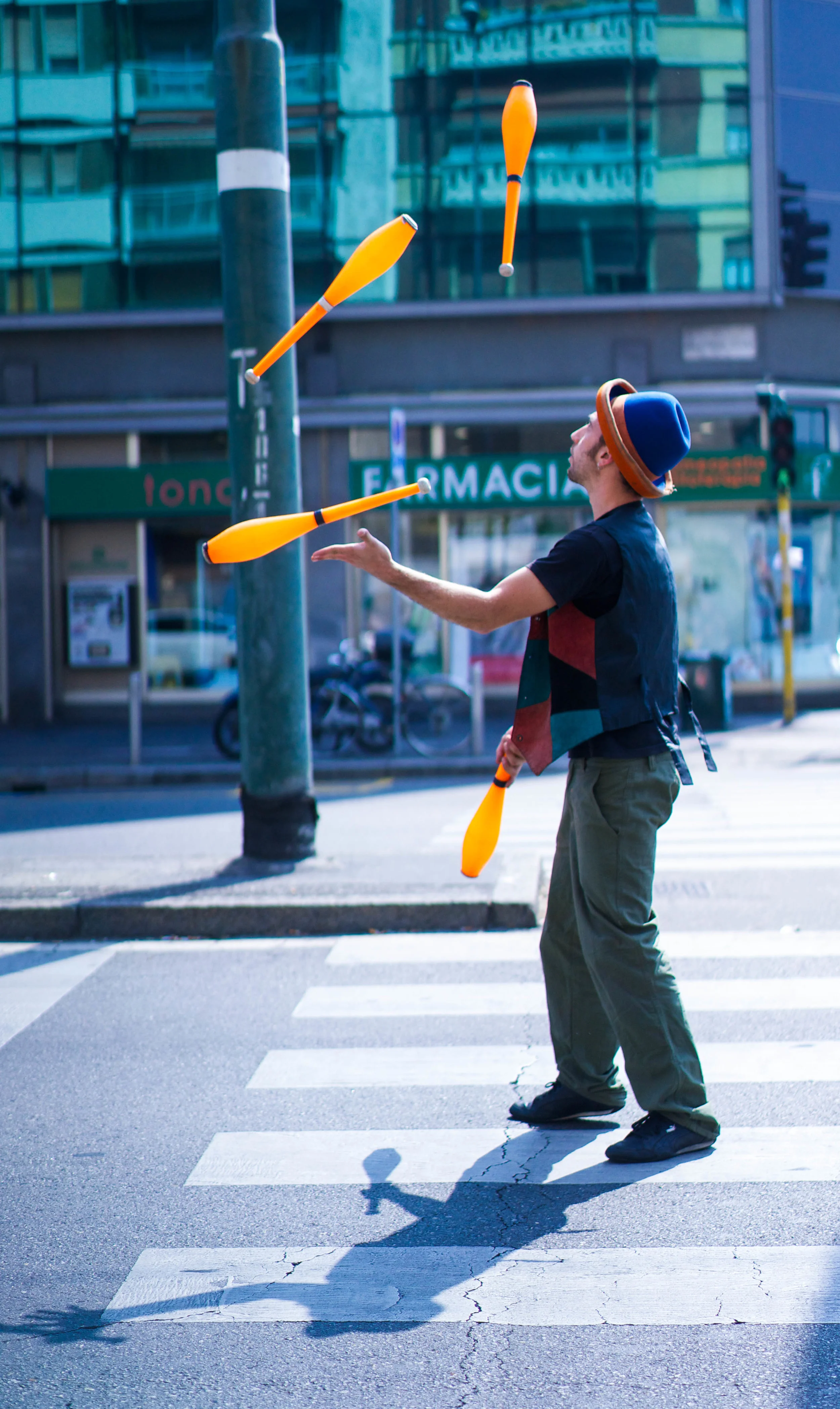 Man Juggling in Street - Milan