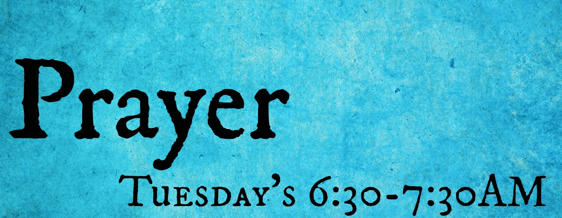 Early Morning Prayer