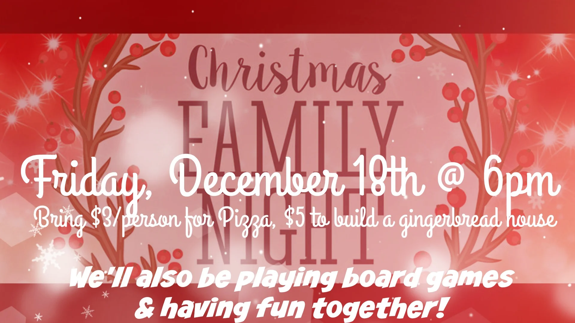 Christmas Family Night
