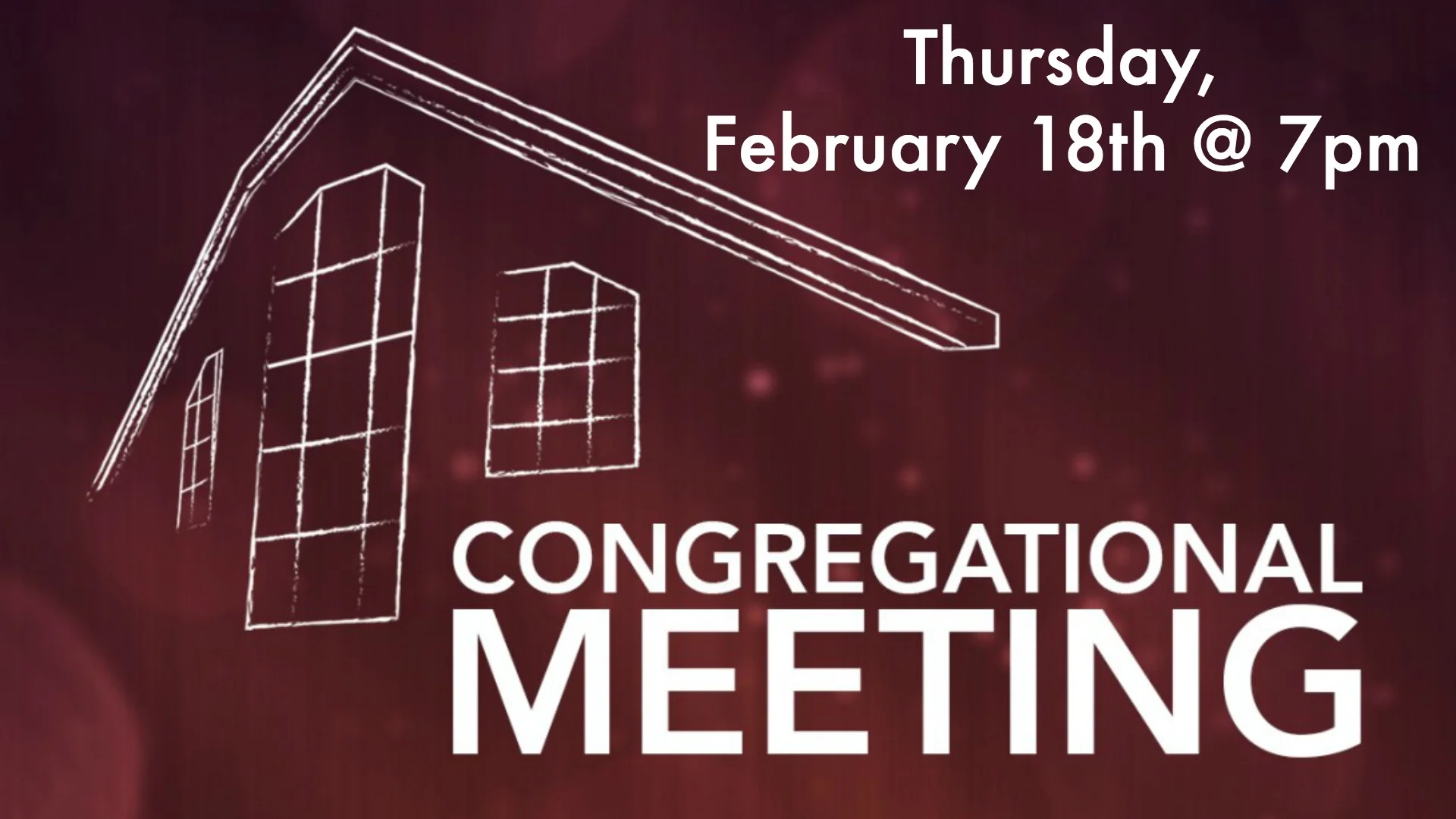 Congregational Meeting
