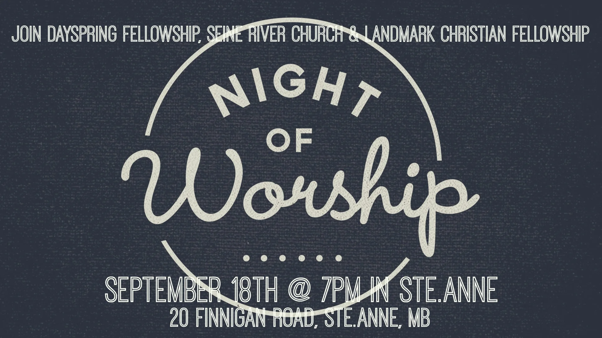 Worship Night w/ Dayspring & Seine River