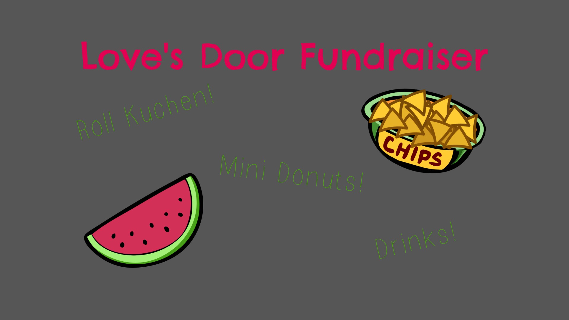 Love's Door Fundraiser