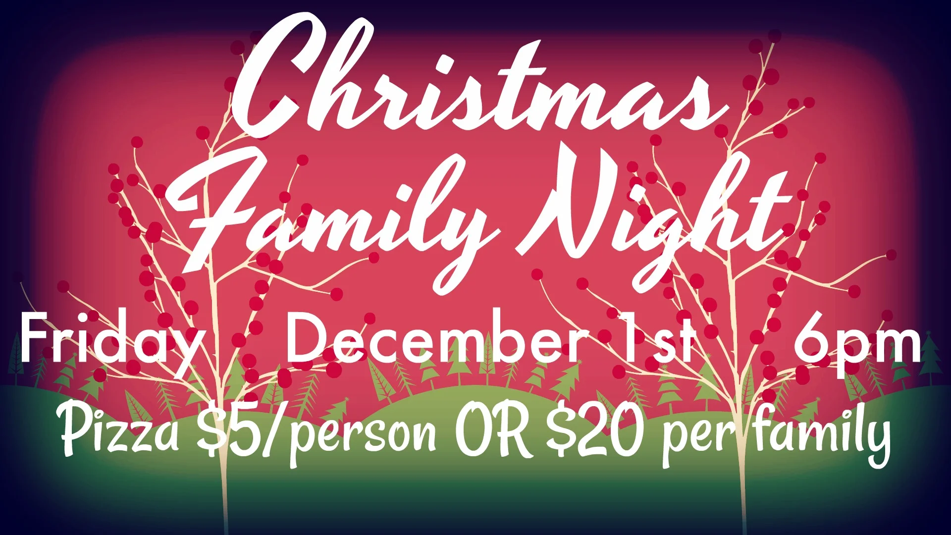 Christmas Family Night