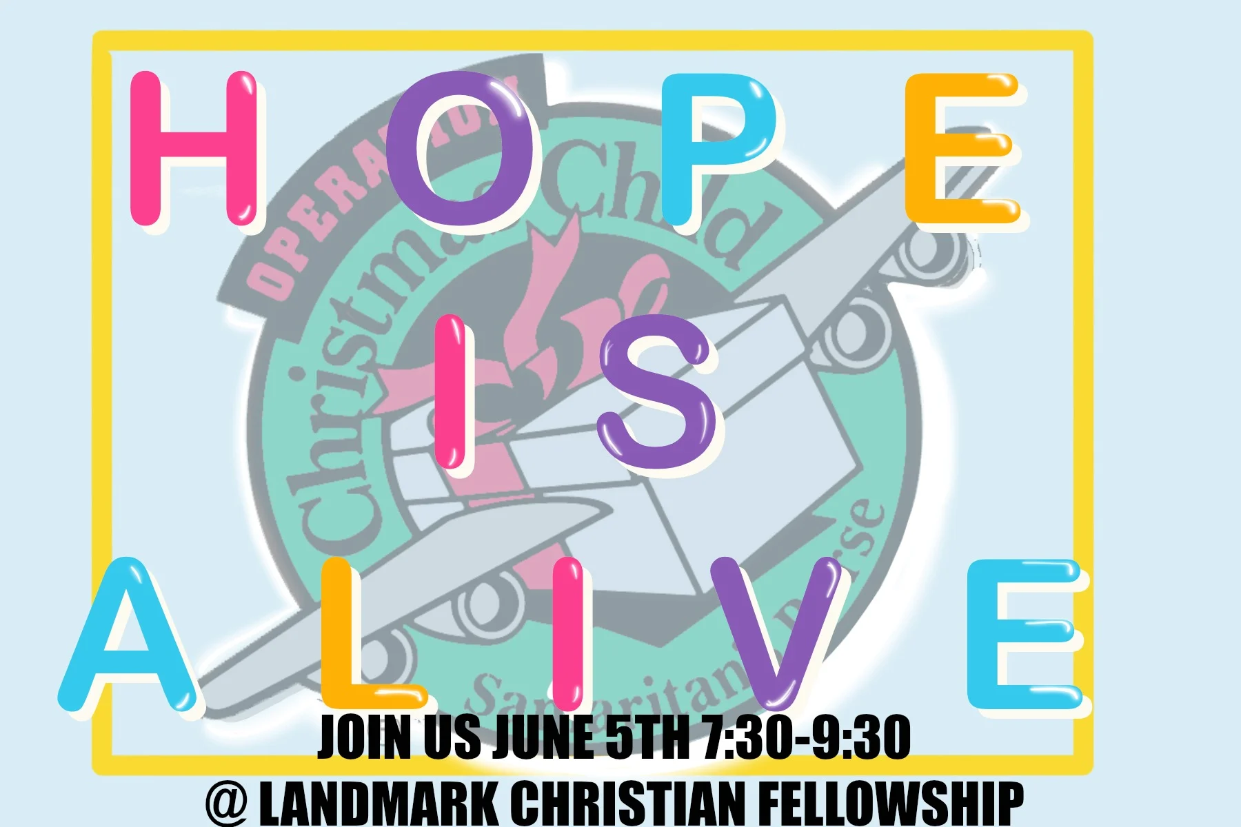 Hope is Alive! OCC Event 