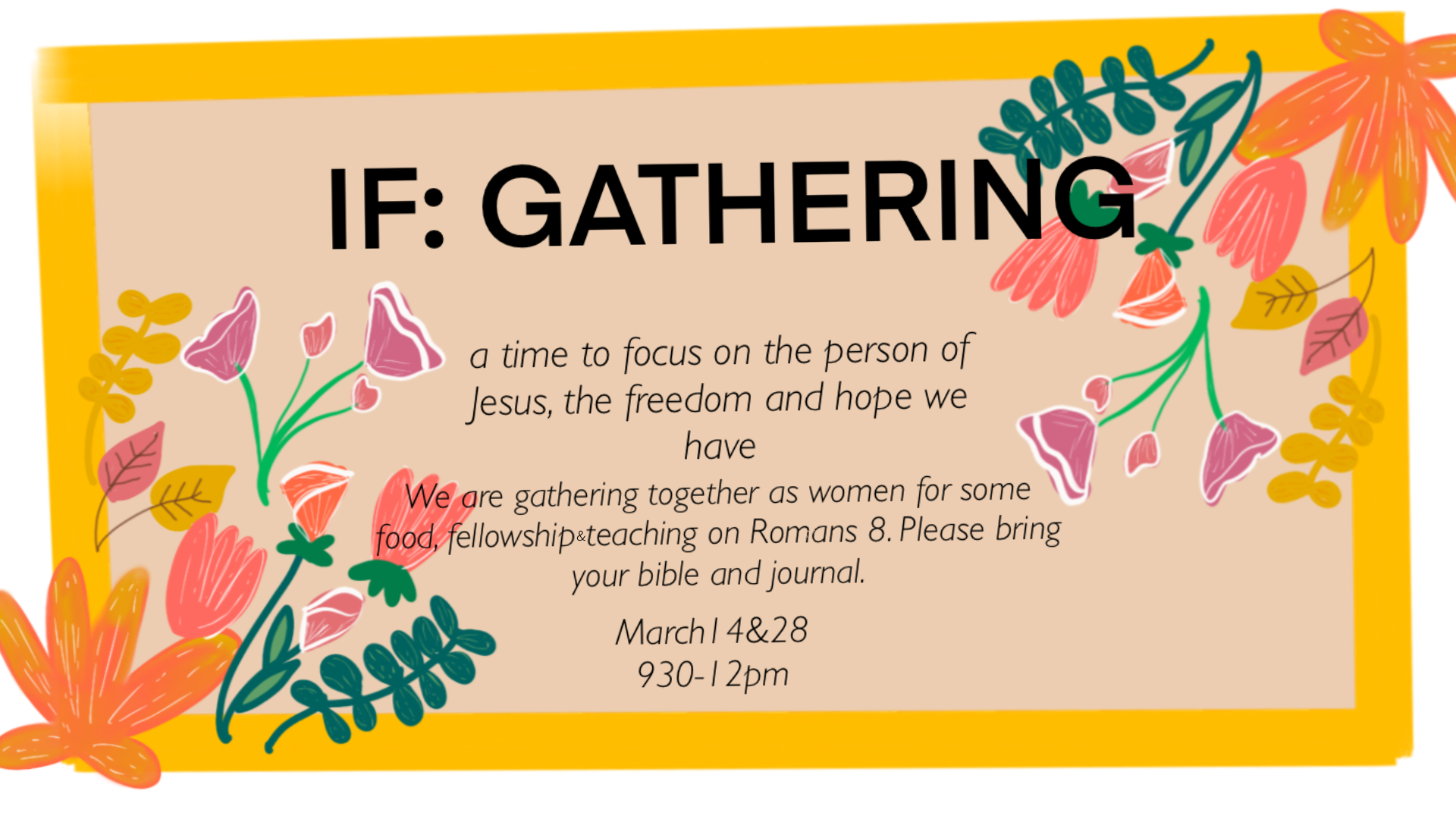 IF GATHERING WOMENS MORNING