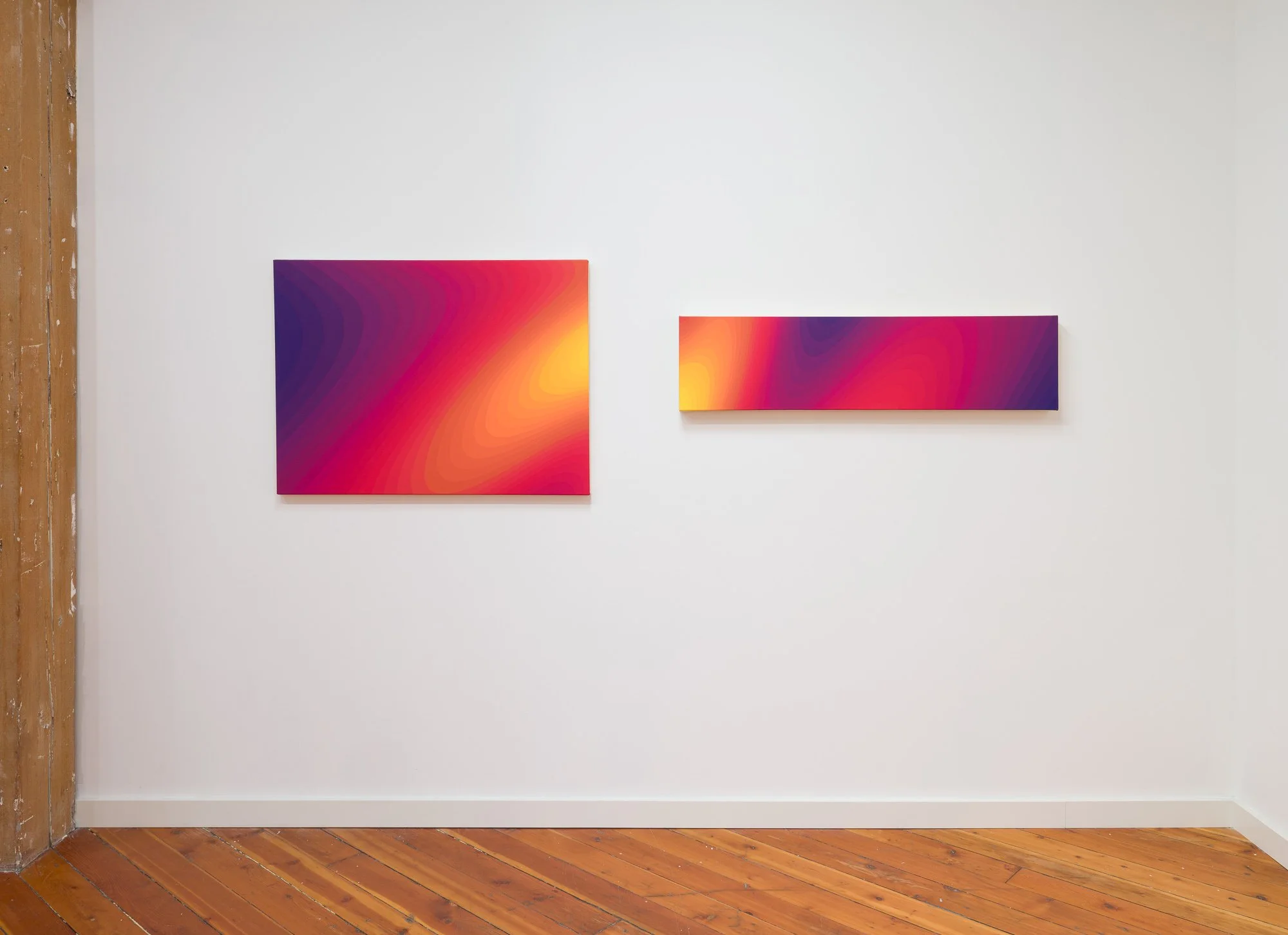 Bobby Adams paintings on view at Chefas Projects in Portland
