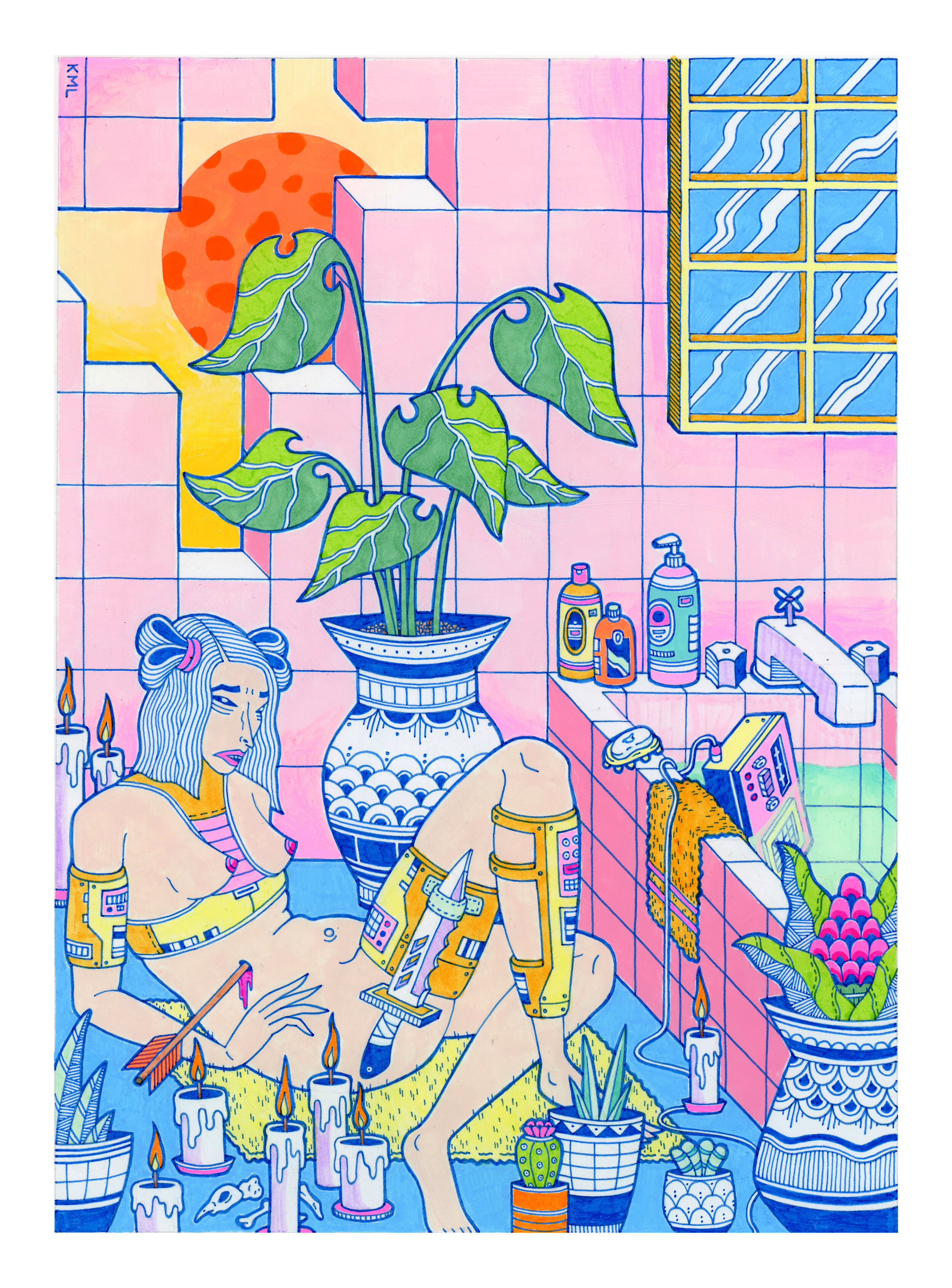 Passing Time, Original Drawing