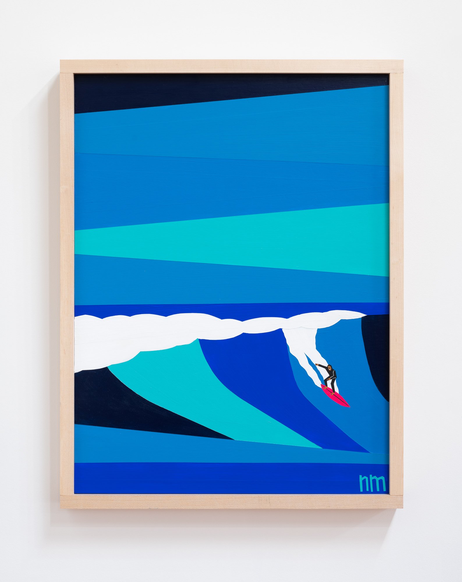 Surf Painting (Pink Board)