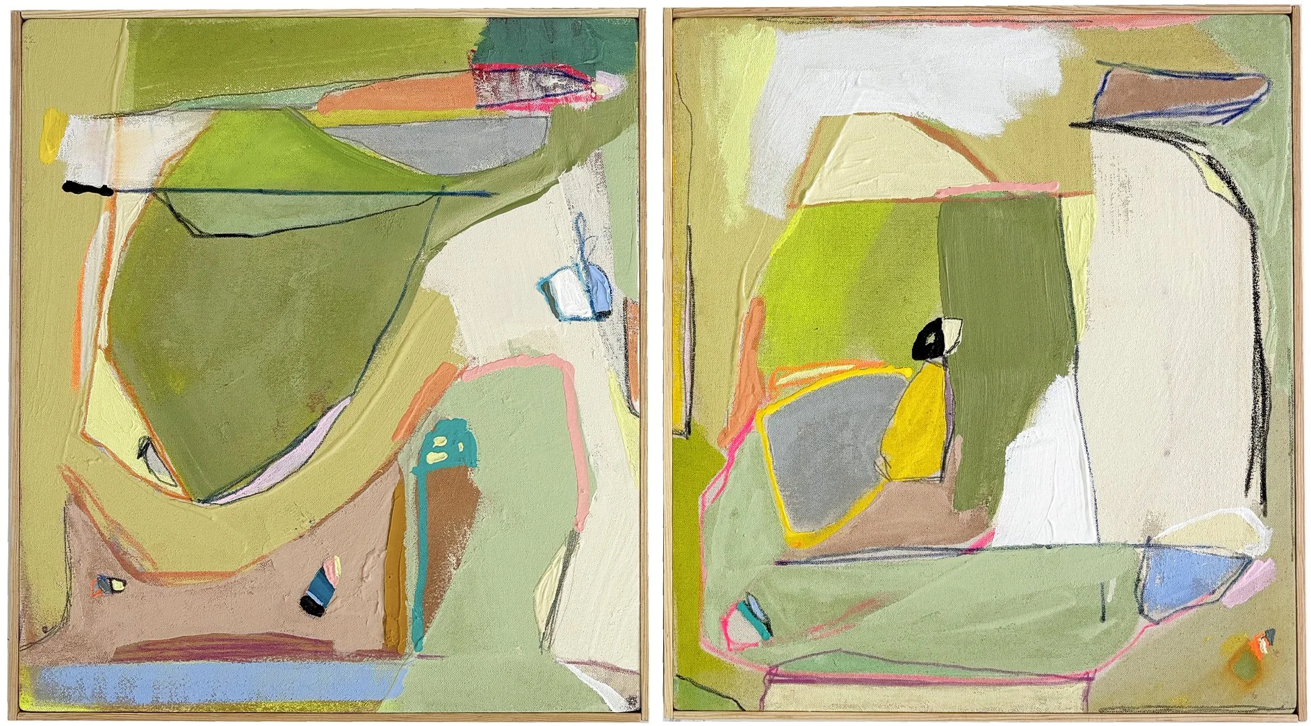 Order Out of Chaos (diptych)