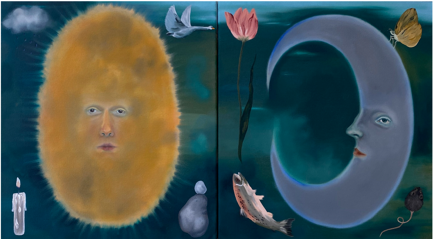 Flora and Fauna (diptych)